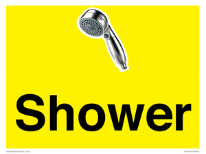 Shower Dementia Friendly Yellow 